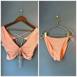 Power 2 the Flower‎ Rose Gold Bikini (please read)